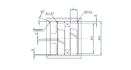 Skate ptfe guida pistone image