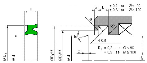 Parker AY rod wiper image