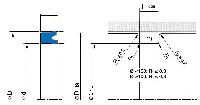 Piston seal P07 hydraulics image