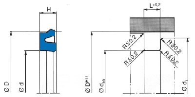 Piston seal P08 pneumatics image