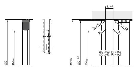 Parker OK piston seal image